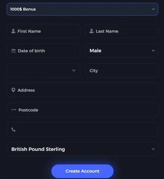 Dreamzino Casino registr